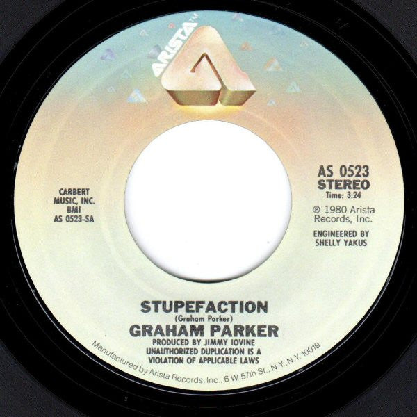 Graham Parker : Stupefaction (7", Single)