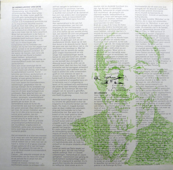 Erik Satie - Marianne Kweksilber, Reinbert de Leeuw : Mélodies, Hymne, Poèmes D'Amour, Ludions (LP)