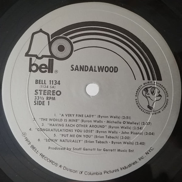 Sandalwood : Sandalwood (LP, Album)