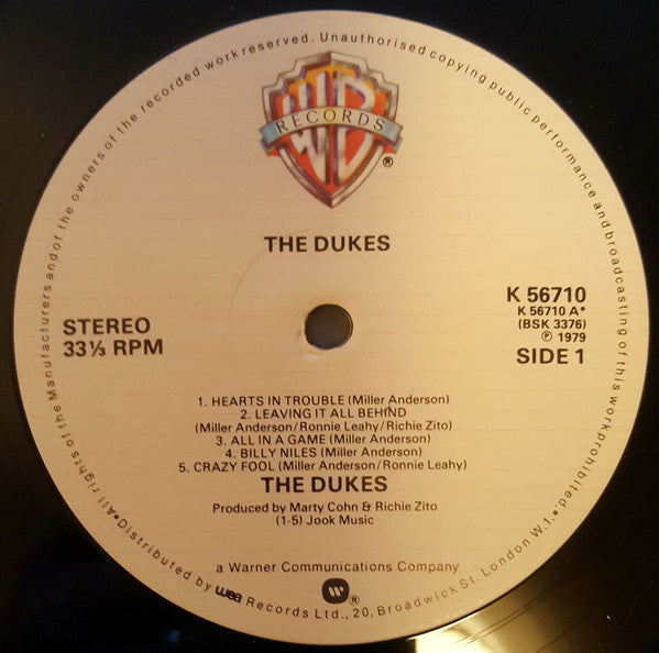 The Dukes (4) : The Dukes (LP, Album)