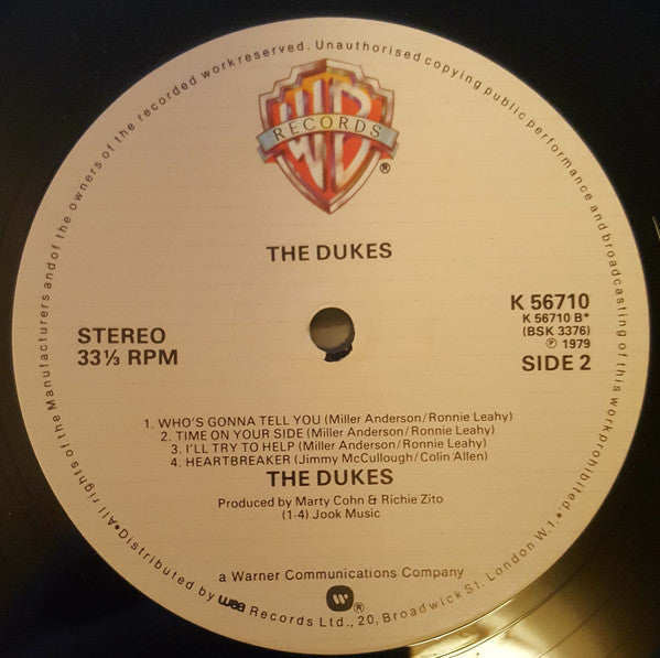 The Dukes (4) : The Dukes (LP, Album)