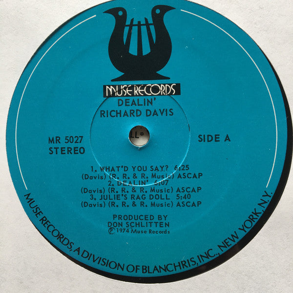 Richard Davis (2) : Dealin' (LP, Album)