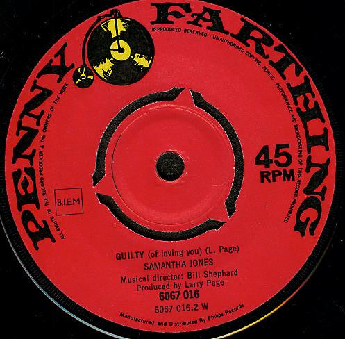 Samantha Jones : Best Of Both Worlds / Guilty (Of Loving You) (7")