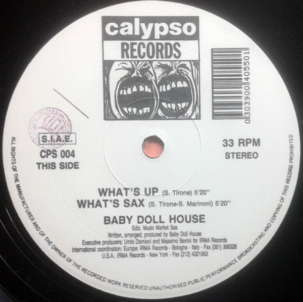 Baby Doll House : What's Up (12")