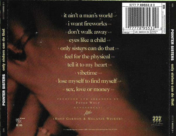 Pointer Sisters : Only Sisters Can Do That (CD, Album)