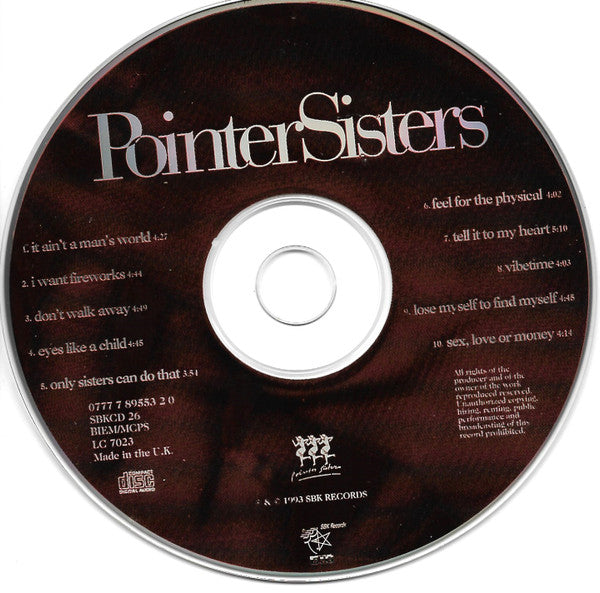 Pointer Sisters : Only Sisters Can Do That (CD, Album)
