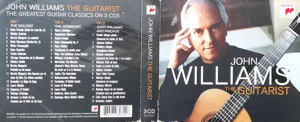John Williams (7) : The Guitarist – The Greatest Guitar Classics On 3 Cds (CD, Comp, Dig)