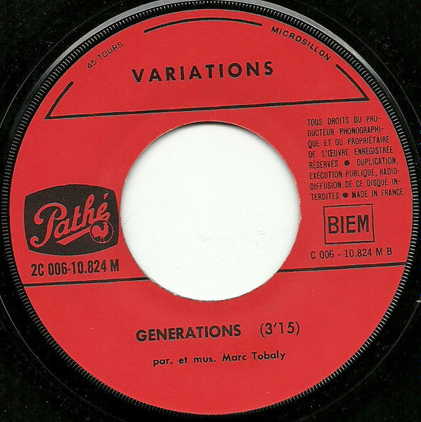 Variations (2) : N°3 (7", Single)