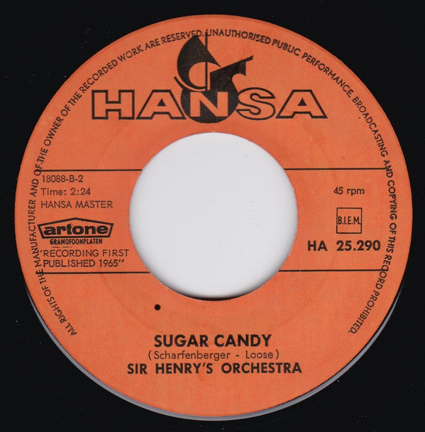 Sir Henry's Orchestra : Sir Henry's March / Sugar Candy (7", Single)