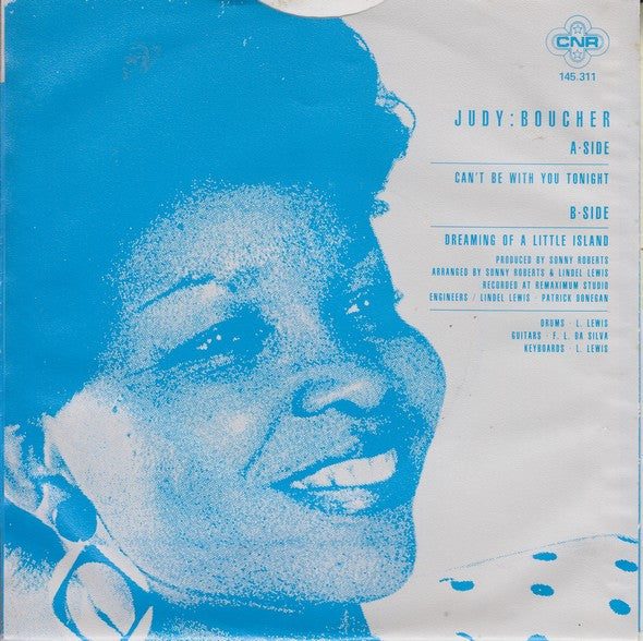 Judy Boucher : Can't Be With You Tonight (7", Single)