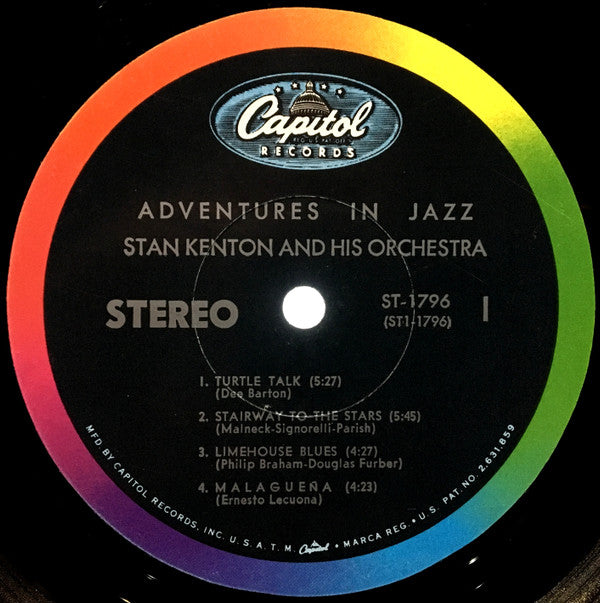 Stan Kenton : Adventures In Jazz (LP, Album, Scr)