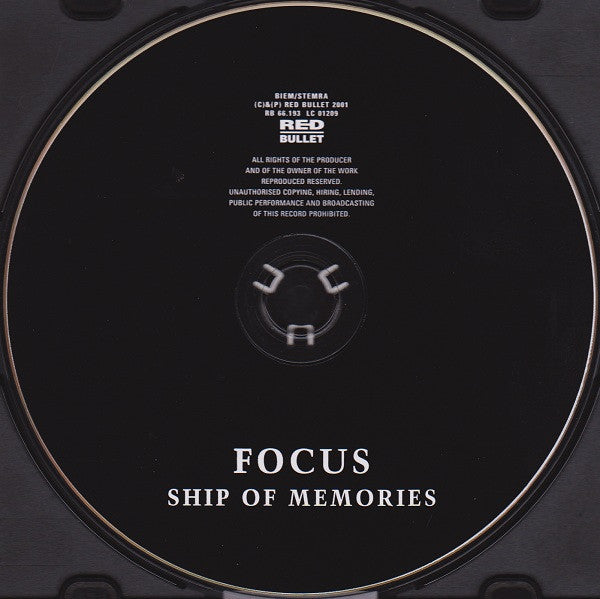 Focus (2) : Ship Of Memories (CD, Album, RE)