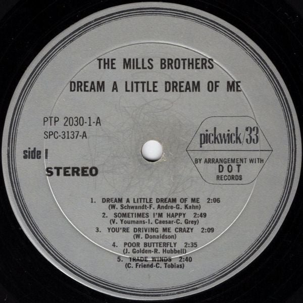 The Mills Brothers : Two Sensational Albums In One Hit Package (LP, Album, RE + LP, Album, RE + Comp)