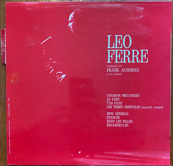 Léo Ferré : Flash ! Alhambra A.B.C. (10", Album)