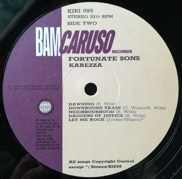 Fortunate Sons : Karezza (LP, Album)