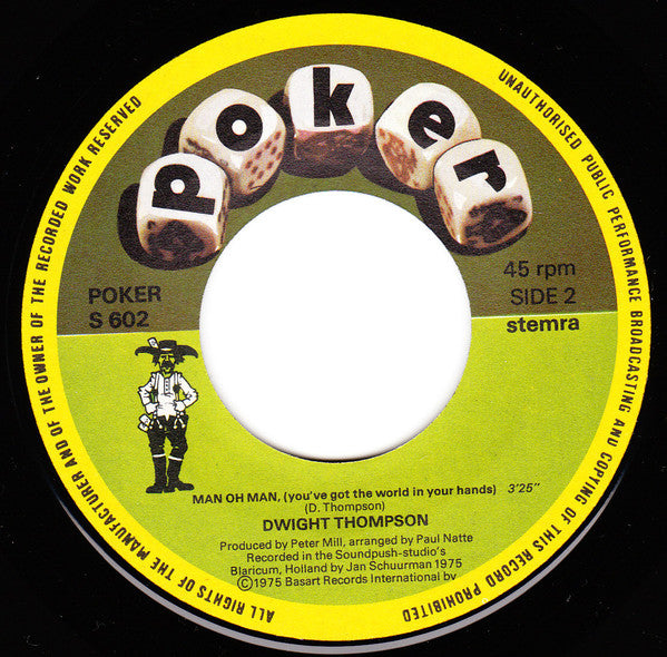 Dwight Thompson : My Woman Is Calling (7", Single)