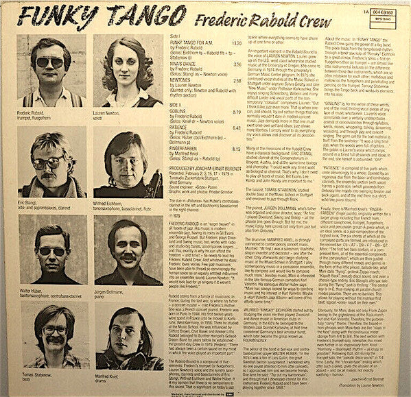 Frederic Rabold Crew : Funky Tango (LP, Album)