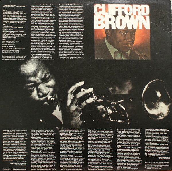 Clifford Brown : The Beginning And The End (LP, Album)
