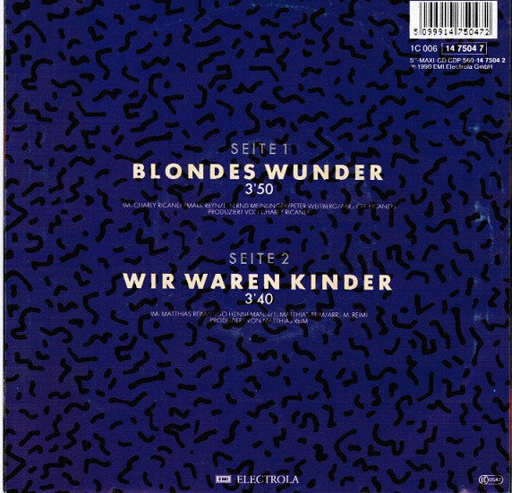 Bernhard Brink : Blondes Wunder (7", Single)