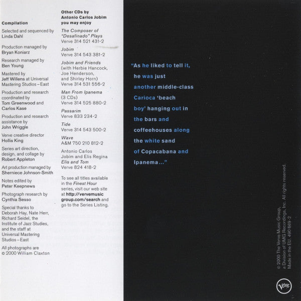 Antonio Carlos Jobim : Antonio Carlos Jobim's Finest Hour (CD, Comp)