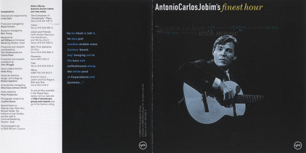 Antonio Carlos Jobim : Antonio Carlos Jobim's Finest Hour (CD, Comp)