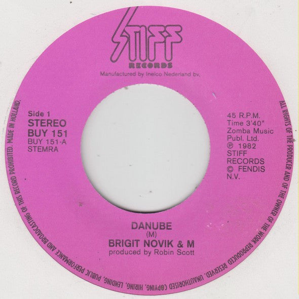 Brigit Novik & M (2) : Danube / Neutron (7", Single)