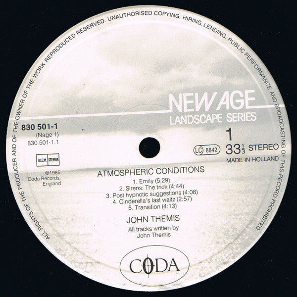 John Themis : Atmospheric Conditions (LP, Album)