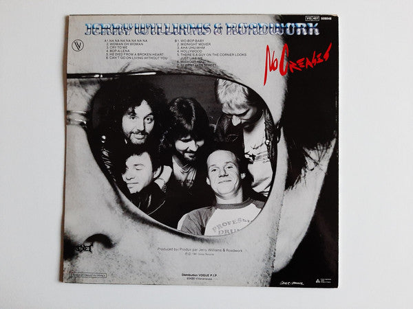 Jerry Williams & Roadwork : No Creases (LP, Album)