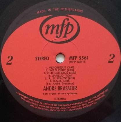 André Brasseur : The Golden Organ Of (LP, RE)