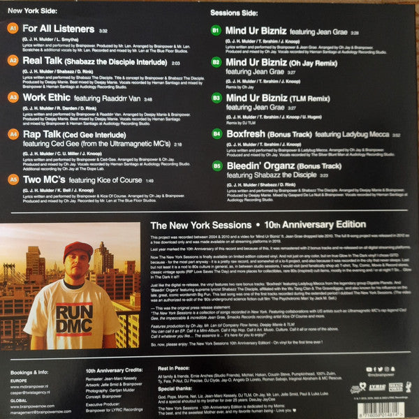 Brainpower : The New York Sessions 10th Anniversary Edition (LP, RSD, Comp, Ltd, RM, Glo)