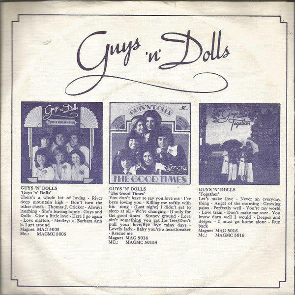 Guys 'n Dolls : Angel Of The Morning (7", Single)