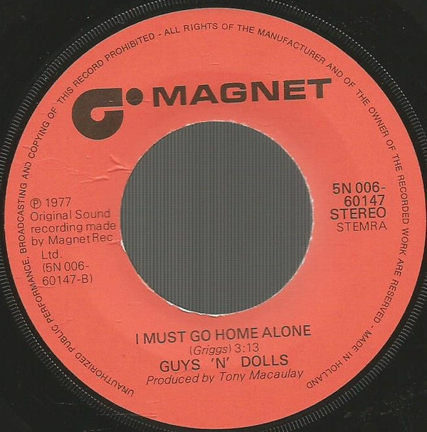 Guys 'n Dolls : Angel Of The Morning (7", Single)