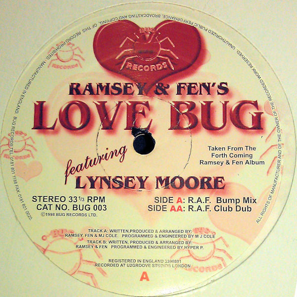 Ramsey & Fen Featuring Lynsey Moore : Love Bug (12")