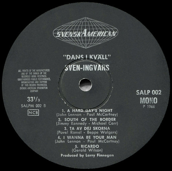 Sven-Ingvars : Dans I Kväll (LP, Mono)