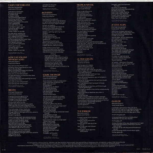 The Bernie Leadon-Michael Georgiades Band : Natural Progressions (LP, Album, San)