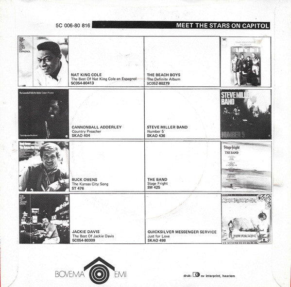 McGuinness Flint : Malt And Barley Blues (7", Single, Ora)