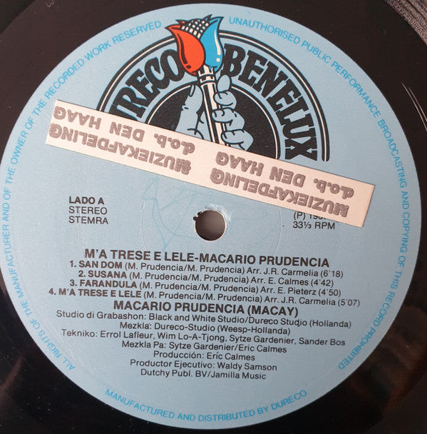 Macario Prudencia : M'a Trese E Lele (LP)