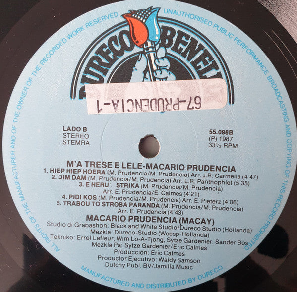 Macario Prudencia : M'a Trese E Lele (LP)