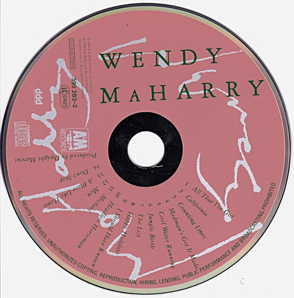 Wendy MaHarry : Wendy MaHarry (CD, Album)