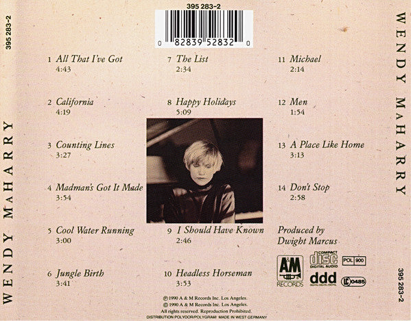 Wendy MaHarry : Wendy MaHarry (CD, Album)