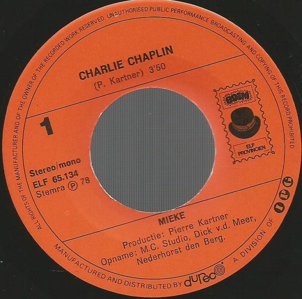 Mieke : Charlie Chaplin (7", Single)