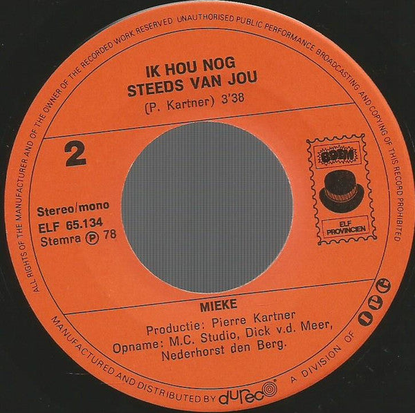 Mieke : Charlie Chaplin (7", Single)