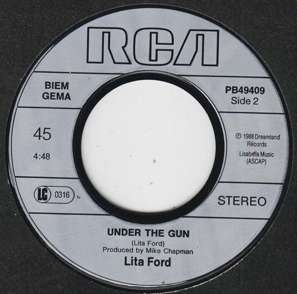 Lita Ford Duet With Ozzy Osbourne : Close My Eyes Forever (Remix) (7", Single)