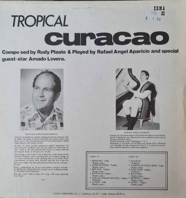 Rafael Angel Aparicio, Amado Lovera : Tropical Curacao (LP)
