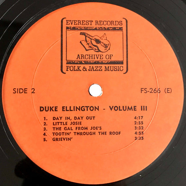 Duke Ellington : Volume III (LP, Album)
