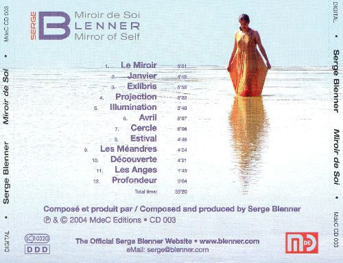 Serge Blenner : Miroir de Soi (CD)