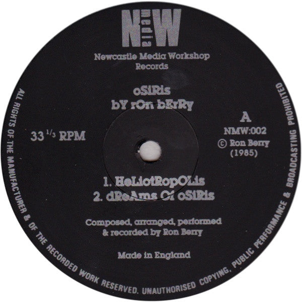 Ron Berry : Osiris (LP, Album)