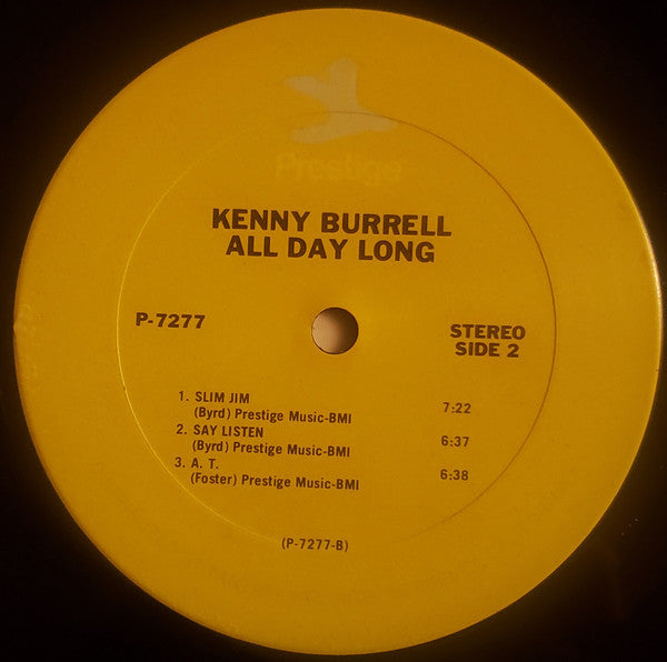 Kenny Burrell : All Day Long (LP, RM)
