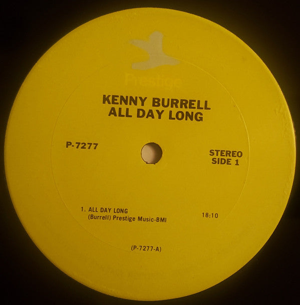Kenny Burrell : All Day Long (LP, RM)