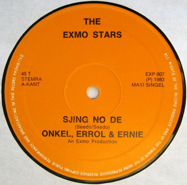 Onkel Seedo And The Exmo Stars : Sjing No Dé (12", Maxi)